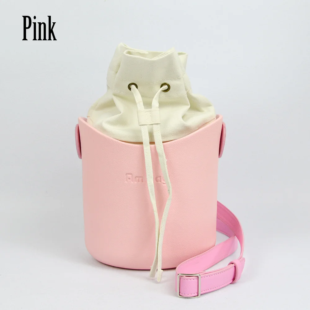 Стиль obag Ambag EVA O корзина с ручками ремешки вставка женская сумка через плечо DIY сумка - Цвет: Pink