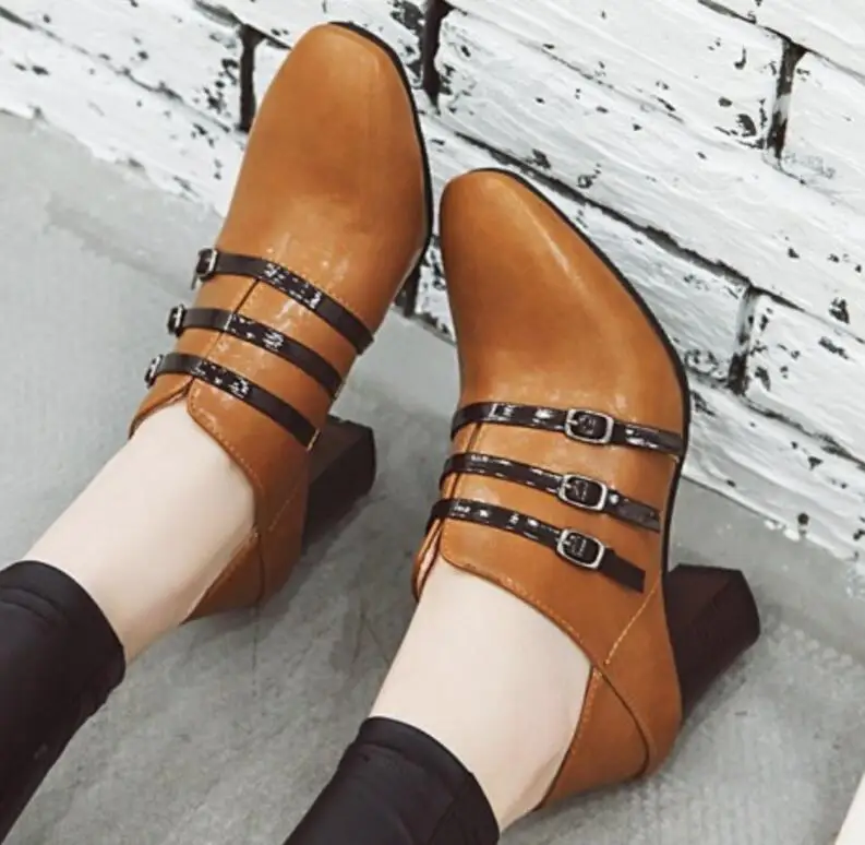 Женская офисная обувь chaussure femme женские туфли лодочки на не сужающемся книзу