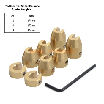 

For BMW GS A 1100 1150 1200 Adventure Reusable Spoked Wheel And Tire Balancing Weights