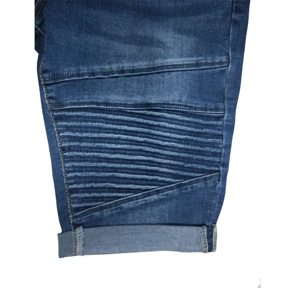 Helisopus летние женские джинсы с высокой талией облегающие до колена облегающие эластичные джинсы классические из денима синие шорты