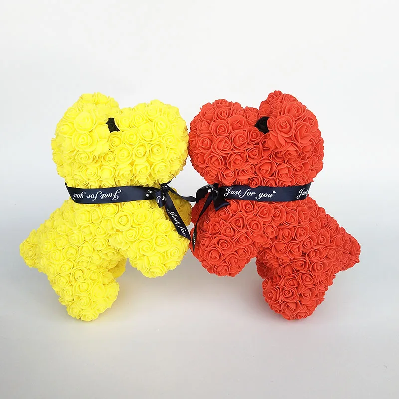 

2020 new foam roses dog rose bear Valentine's Day gifts Party Gift foam flowers home decoration