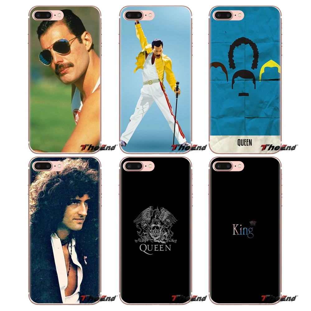 King Queen Freddie Mercury Rock For Huawei Mate Honor 4C 5C 5X 6X 7 7A 7C 8 9 10 8C 8X 20 Lite Pro Transparent Soft Covers |
