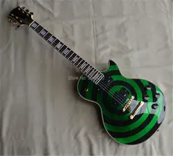 2018 заводская цена Zakk Wylde на заказ гитара Зеленый электрогитара, бесплатная доставка
