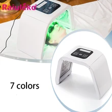 Professional 7 Colors LED PDT Facial Mask Machine Acne Treatment Face Whitening Skin Rejuvenation Light Therapy Beauty Machine