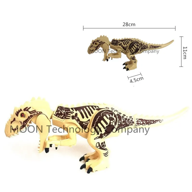 150 шт./лот тираннозавр строительные блоки triceratop динозавров T-rex кирпичи детей подарок Совместимость с YG77028/YG77011/YG77029