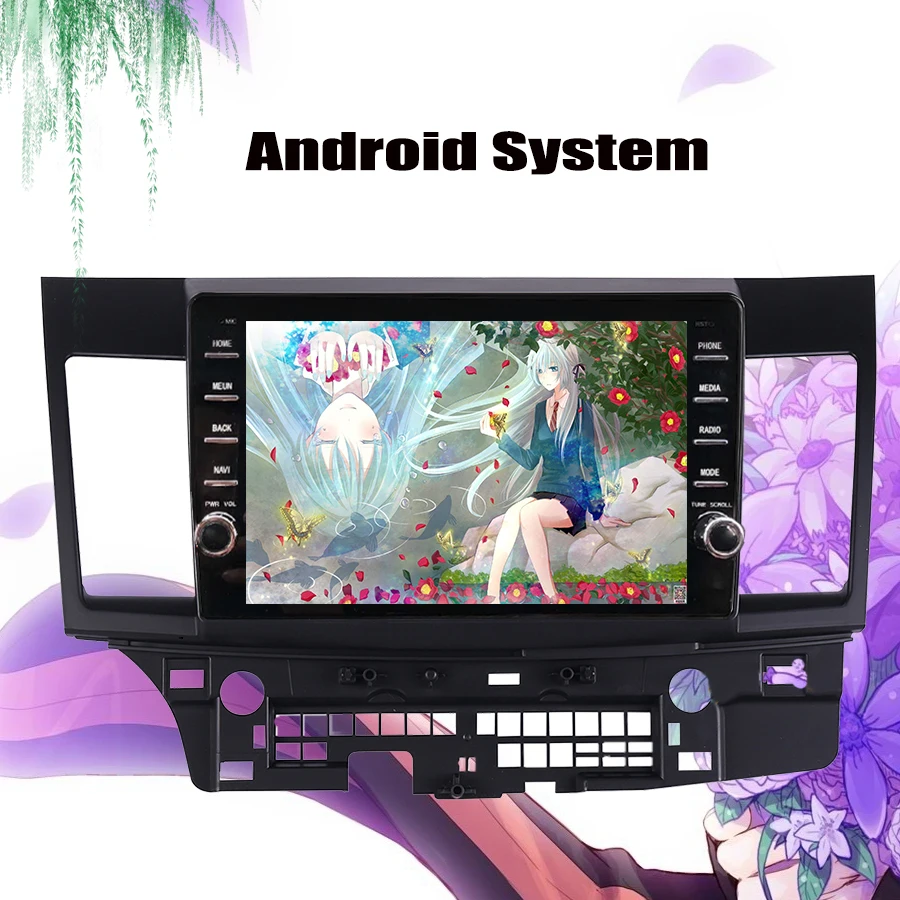 Perfect Android 9.0 car dvd Octa core for Mitsubishi Lancer  2008 2009 2010 11 2012 2013 2014 2015 car stereo navigator Autoradio player 0
