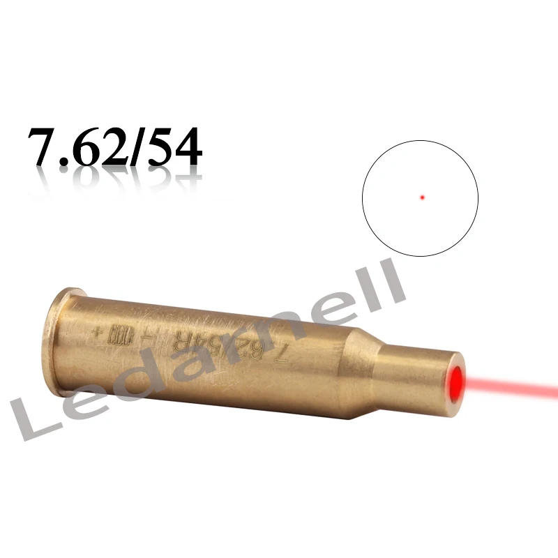 Laser Bore Sighter CAL 7.62X54 Copper Cartridge Red Laser Boresighter