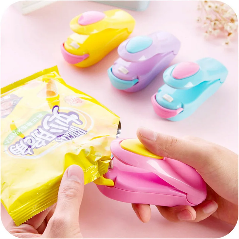 

Portable Plastic Handy Heater Bag Sealer Capper Mini Electric Heat Sealing Machine Food Saver Storage Packing Plastic Bag