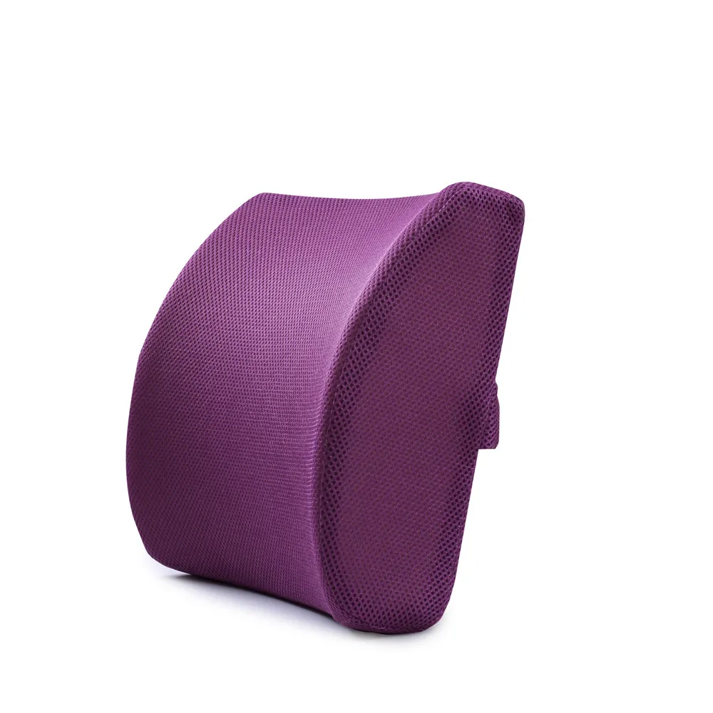 

Memory cotton waist by office cushion car with waist cushion summer mesh cloth breathable backrest core