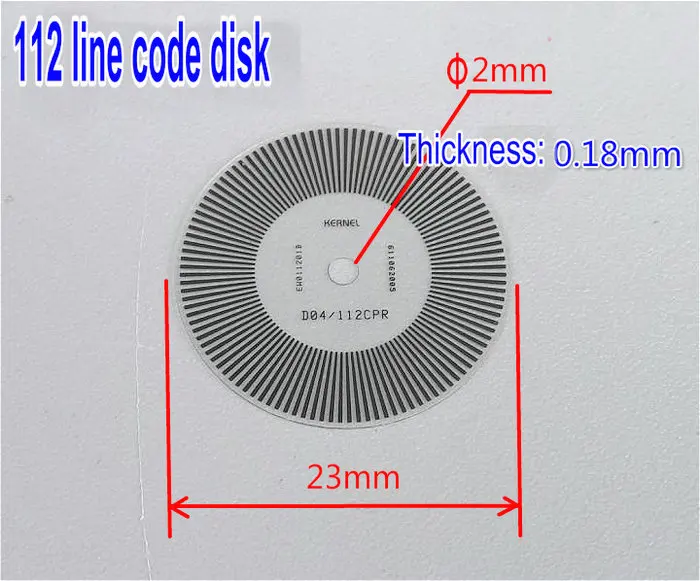 

112 grid speed code wheel, photoelectric encoder, plastic code wheel, smart car, motor speed code disk