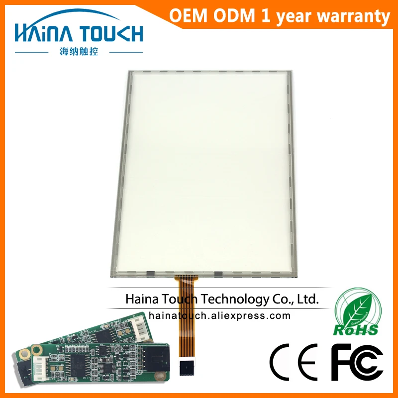 

Широкоформатный 16:10 5 проводов 12 дюймов с usb-троллером резистивный сенсорный экран панель для промышленного оборудования