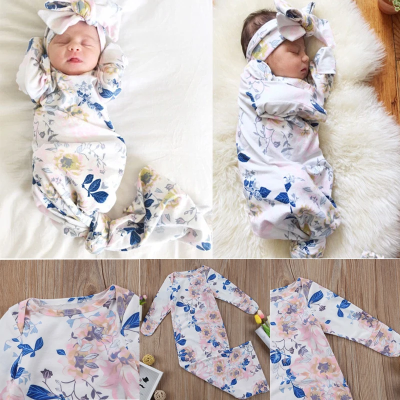 Теплая одежда для сна для новорожденных; Пеленальное Одеяло; пеленка для сна+ повязка на голову; одежда для сна для детей 0-12 месяцев