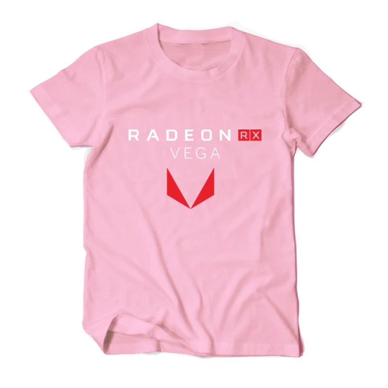 Футболка для геймеров AMD Radeon RX Vega хлопковая Повседневная рубашка одежда ryzen|men tees|t
