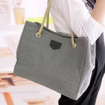 

Women Fashion Canvas Handbag Large Shopping Tote Holiday Big Woven Beach Shoulder Bag Summer Beach Bag Basket Bags
