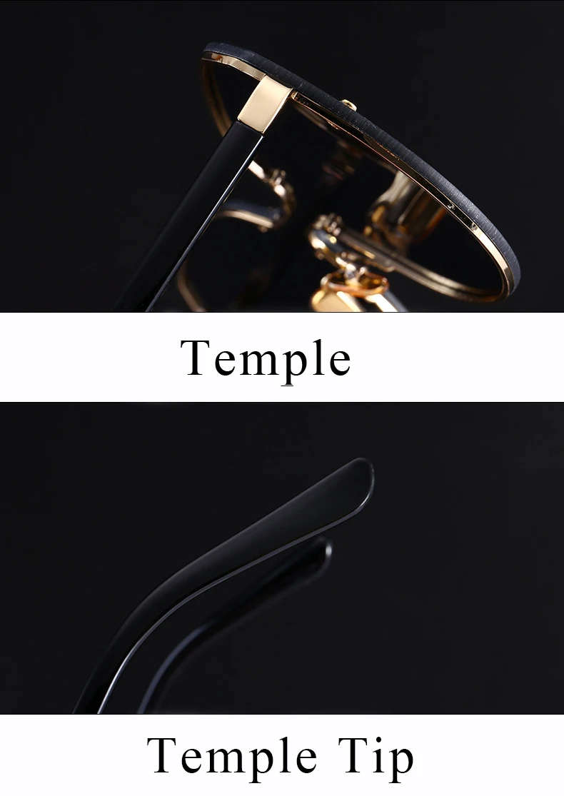 Vintage  Eyeglasses Women Integrated Lens Round Sun Glasses For Men New Stylish PATEN Solid Light Mirror Female 80506 (9)