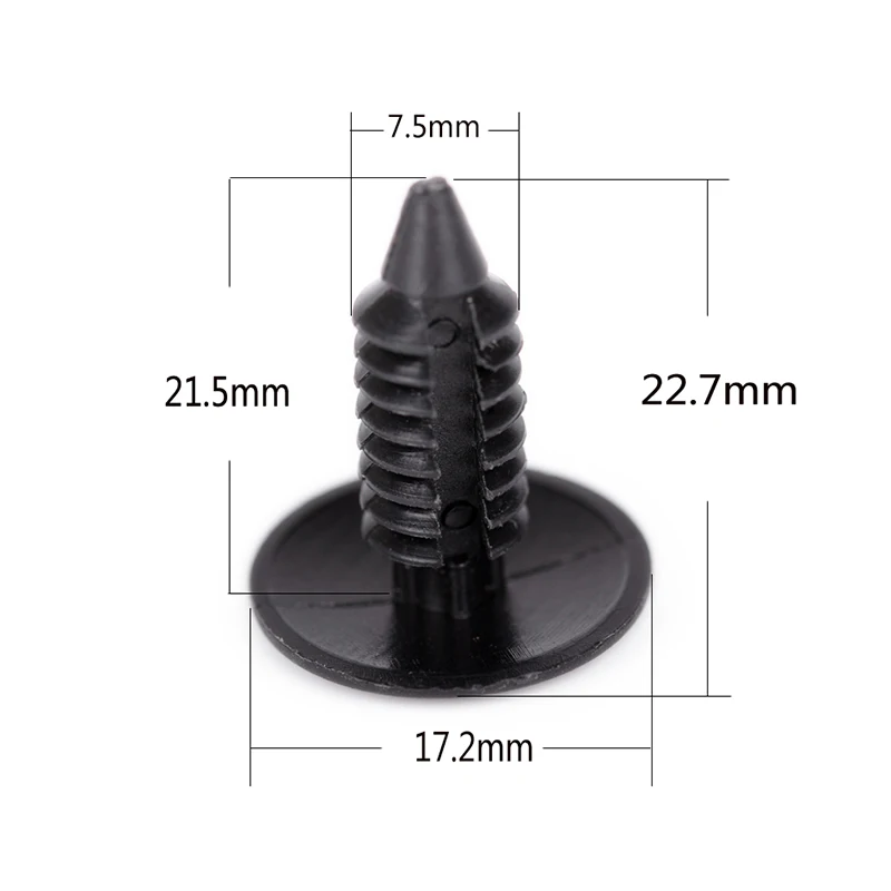 

100Pcs Auto Body Plastic Push Retainer Pin Rivet Fasteners Trim Car Moulding Clip Panel Retainer Clips For Ford & Chrysler A16
