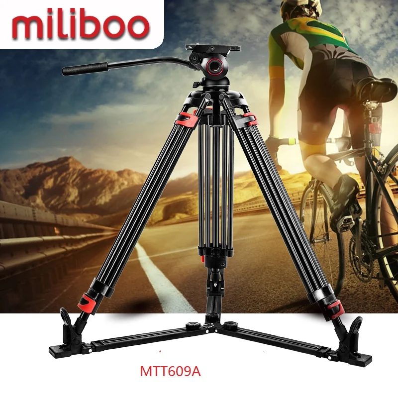 DHL miliboo MTT609A Aluminium Tripod for Professional Camcorder/Video Camera/DSLR Tripod Stand