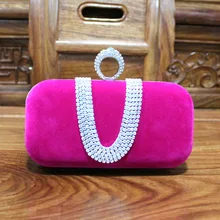 LLJUNDUI 5 Farben Neue Mode Luxus Diamanten besetzte Frauen Knucklebox Kupplung Kristall Diamanten Party Tasche Hohe Qualität Hochzeit Taschen