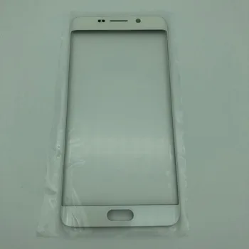 

2pcs/bag Touch Screen front Outer glass panel for sm S6 edge display Lens cover cracked screen glass replacement repair