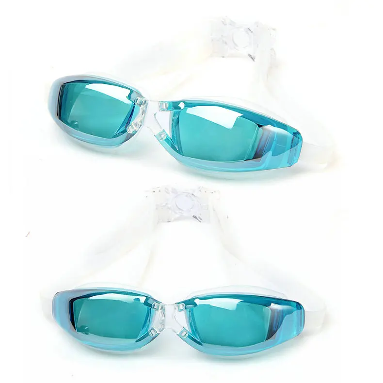Мужские Женские Профессиональный близорукость Плавание ming очки для взрослых Водонепроницаемый гальванических Анти-туман УФ-защита Плавание очки
