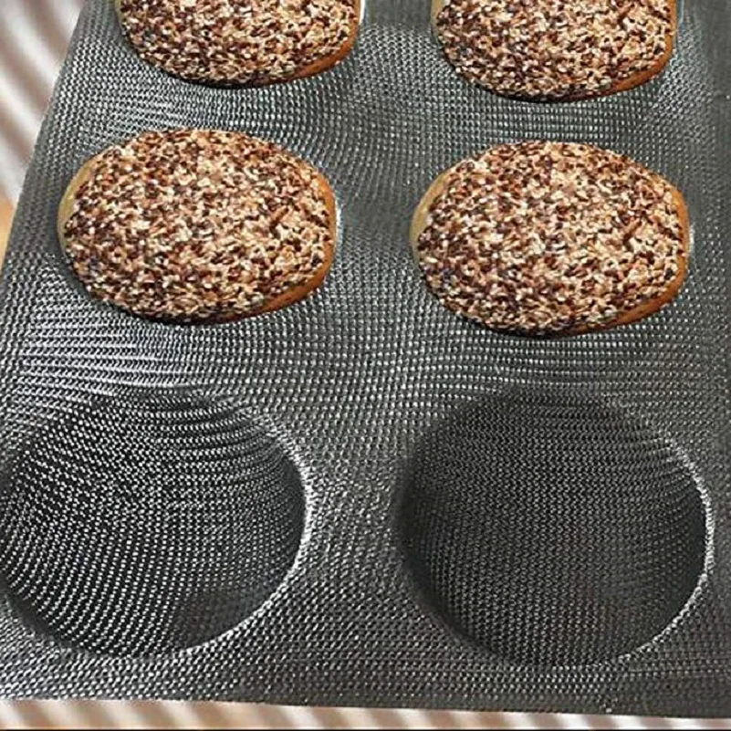 Силиконовая форма для хлеба круглая форма хлебный поднос перфорированные хлебопекарные пресс-формы для выпечки хлеба, гамбургеров, булочек, слоеных, тартлет и многое другое