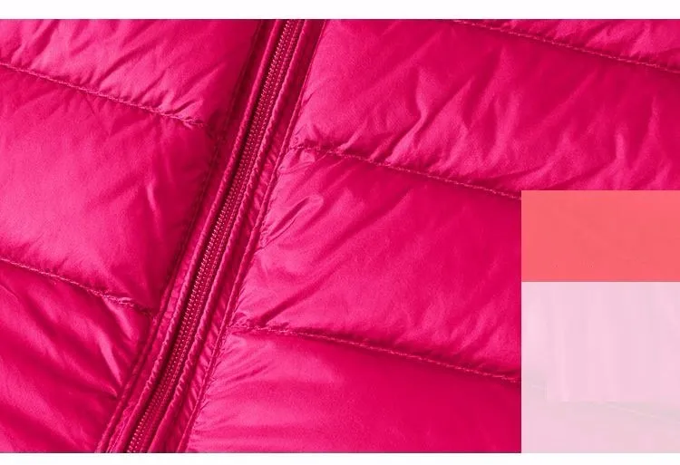 NewBang Брендовая женская пуховая куртка ультра легкий пуховик женский воротник-стойка обычный портативный легкий женский ветрозащитный