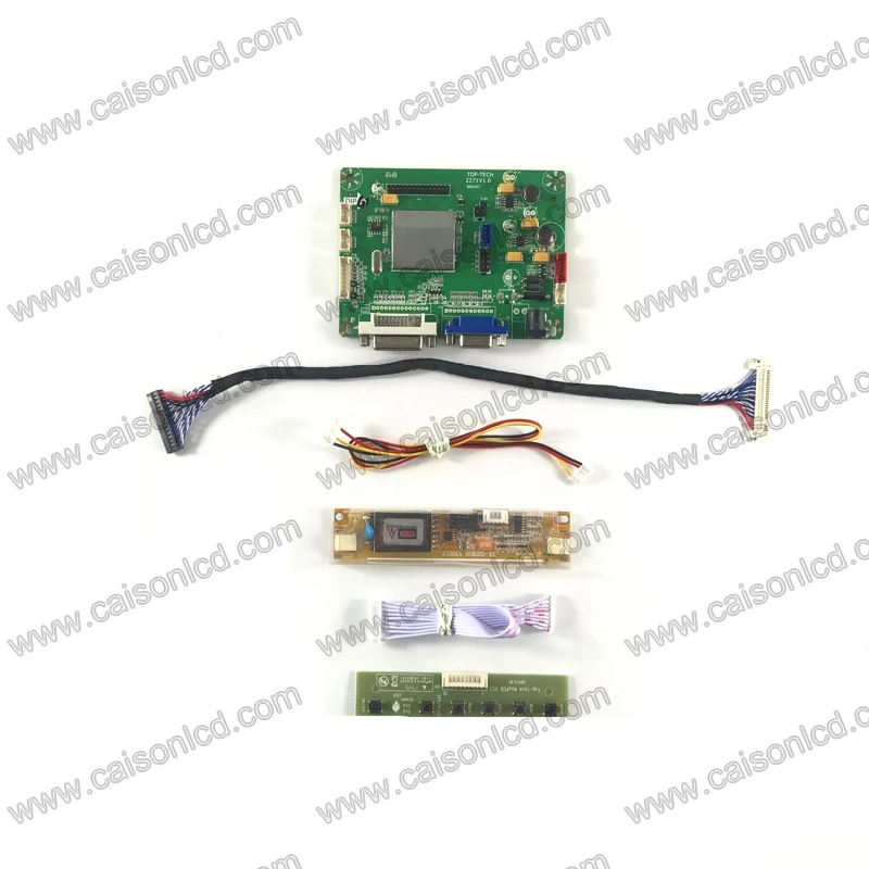 Плата контроллера TP2271 с ЖК дисплеем поддержка DVI VGA для панели 20 дюймов 1600x900 M200RW01 V2