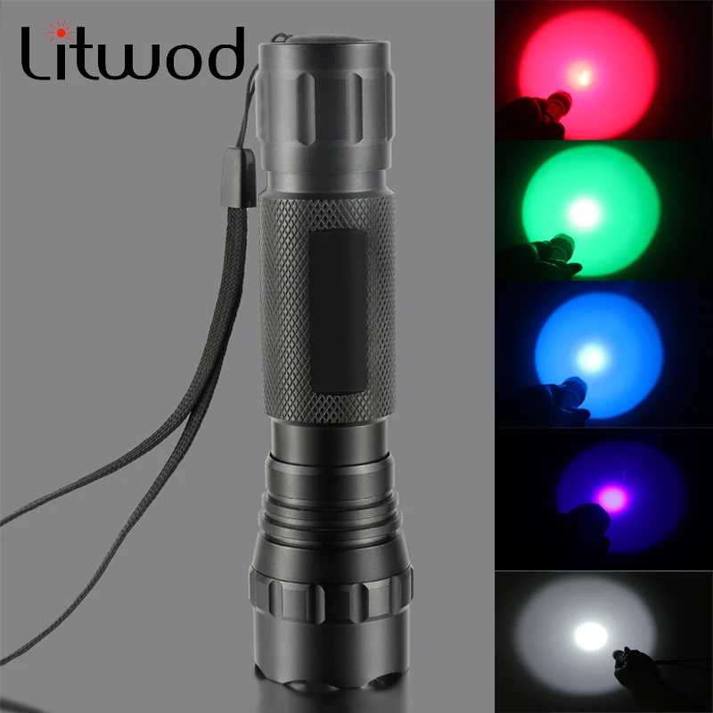 Litwodz30501b светодиодный фонарик Водонепроницаемый портативный свет 3800lm 5 Режим тактический фонарик для охоты кемпинг