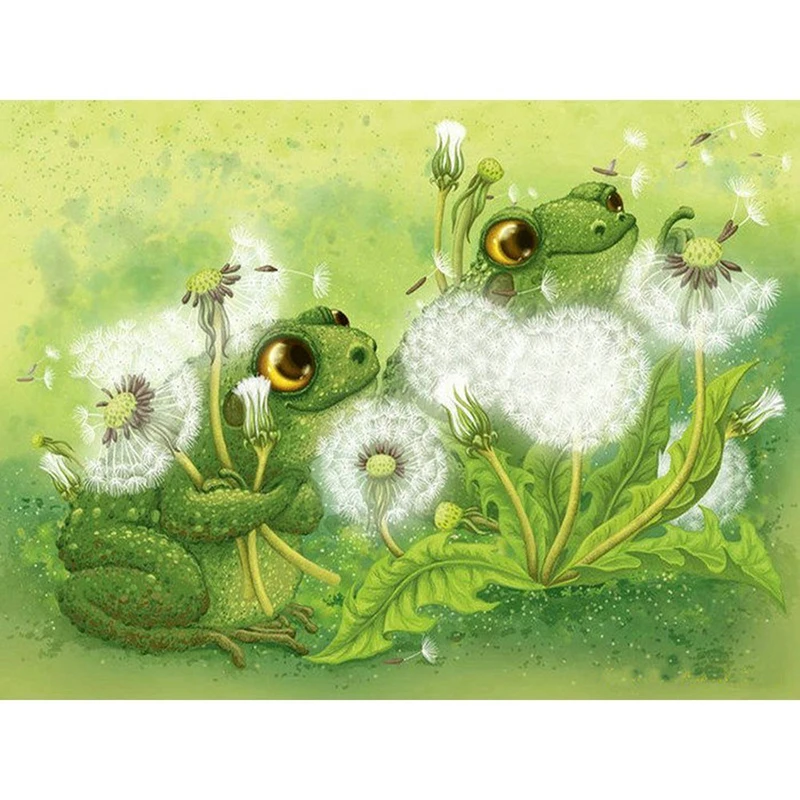 HUACAN-Diamond-Embroidery-Frog-Diamond-Painting-Animal-Painting-With-Diamonds-Picture-Of-Rhinestones-Diamond-Mosaic
