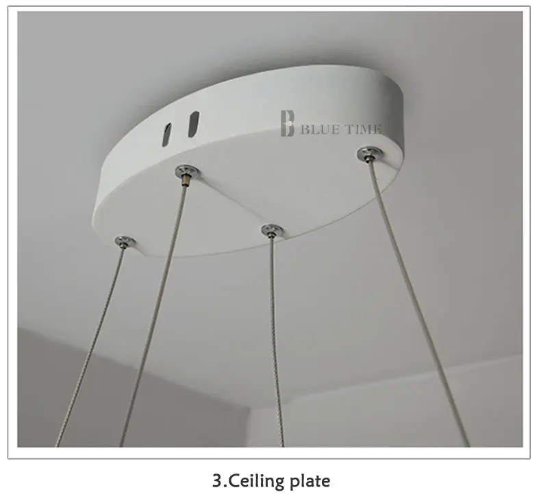Современный светодиодный светильник акриловый подвесной светильник для гостиной столовой L108cm 45 Вт Светодиодный светильник блеск AC110V 220 В