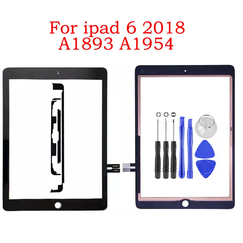 

For iPad 9.7 (2018 Version) For iPad 6 6th Gen A1893 A1954 Touch Screen Digitizer Front Outer Panel Glass