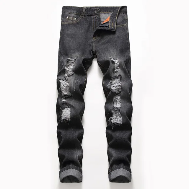 New Fashion Streetwear Ripped Jeans 
