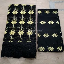 Африканская кружевная ткань швейцарская вуаль кружево высокое качество Базен riche getzner nouveau tissu батик ткань сетка lace5yard/setL1402