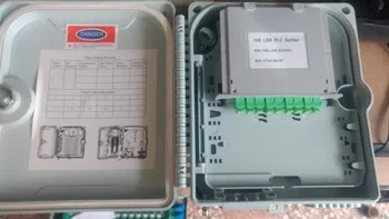 

FTTH 16 Cores 1*16 Mini Blockless PLC Splitter Fiber Optic Terminal Box Fiber Optic Distribution Box with 1*8 PLC splitter