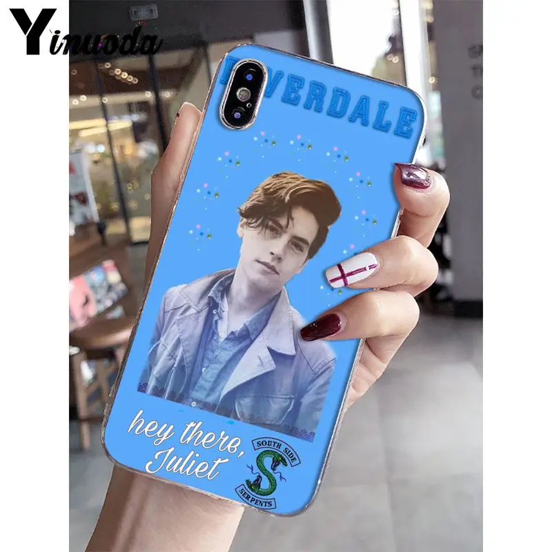 Yinuoda American TV Riverdale Jughead Jones Transparent Cell Phone Case for iPhone X XS MAX 6 6s 7 7plus 8 8Plus 5 5S SE XR