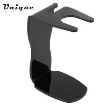 Акриловые кисточку держатель черный бритья стенд для бритья чаша кисти Для мужчин бритья инструмент мужской очищающее средство Организатор