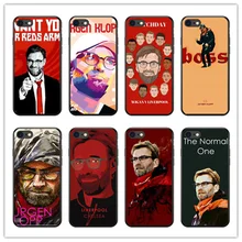 

Liverpool manager Mr. Norbert Klopp Pattern soft black silicone TPU Phone Back Cover Cases Coque For iphone 4 5 6 7 8 PLUS X