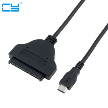 

USB-C USB 3.1 Type C USB-C To USB 3.0 SATA 22 pin Cable Type-C Cable Adapter External HDD 2.5" Hard Drive Disk for Macbook 12