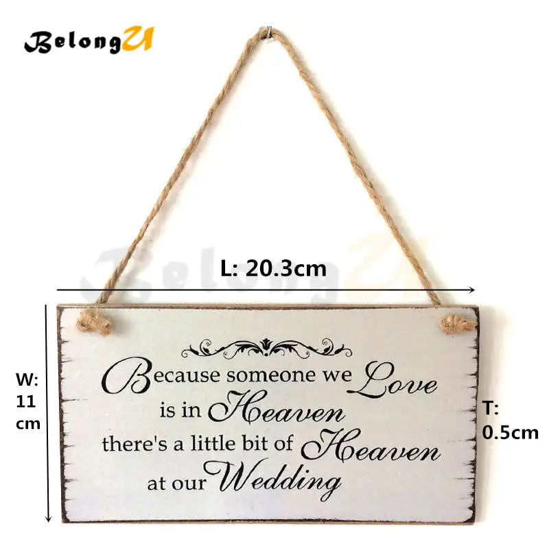 Wedding Decoration Hanging Signs MUW-026-06