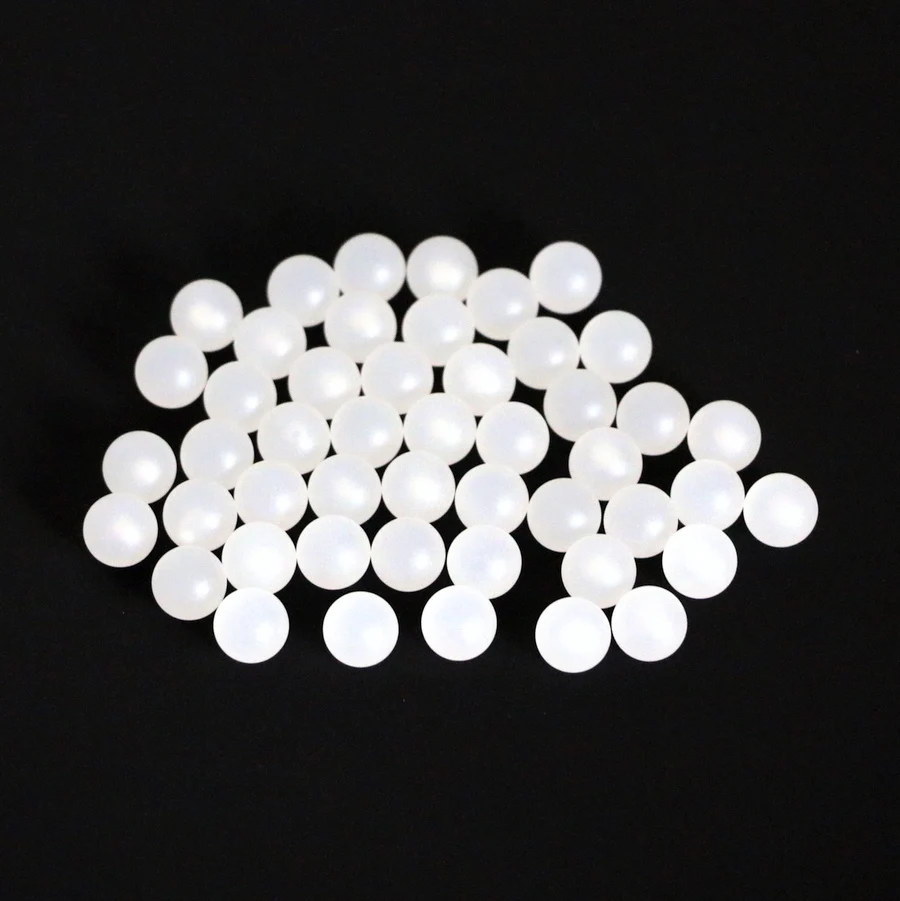

7.85mm 25pcs Polypropylene ( PP ) Balls Solid Plastic Precision Sphere For Ball Valves, Bearings And Essential Oil Bottles