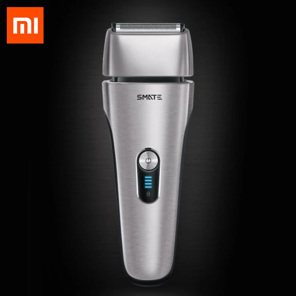 

Xiaomi Mijia Smate Electric Men Razor Reciprocating 4 Blade Electric i-Shaver 3 Minute Fast Charge 4-Shaver Dry/Wet Waterproof