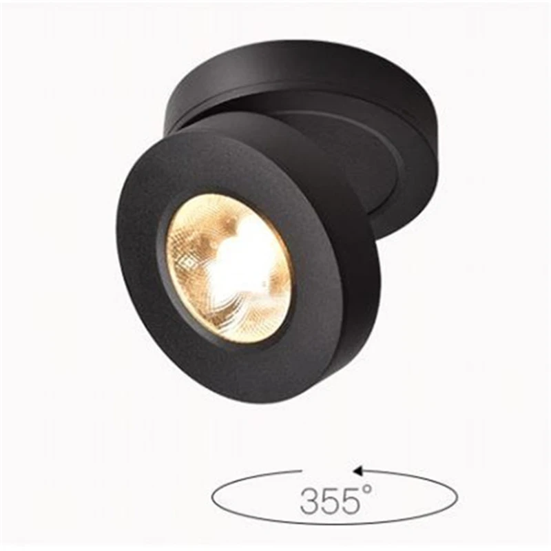 Super Ultra-thin 3W 5W 7W 12W COB downlight AC85-265V Lamp Indoor Lighting with Led driver light foldable lamp