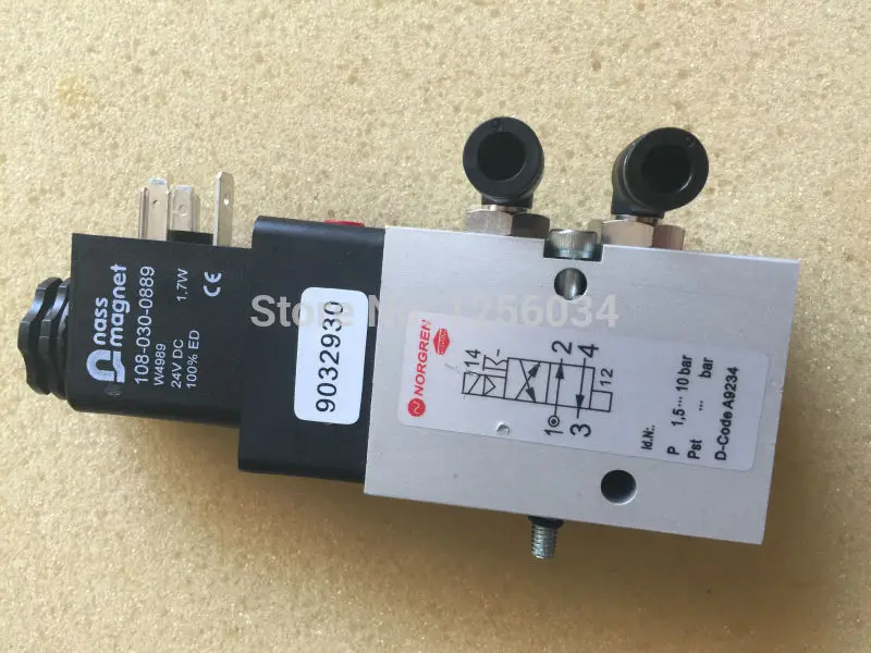 

5 pieces 98.184.1051 solenoid valve for Hengoucn CD102 machine, Hengoucn valve for SM102 machine 98.184.1051/02, 61.184.1051