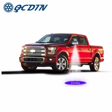 QCDIN Per FORD Luce di Marchio LED Dell’automobile Laterale del Rimorchio Pozzanghera Specchio Retrovisore Specchio di Luce Del Proiettore per Ford F150 Toro Modeo BORDO ESPLORARE