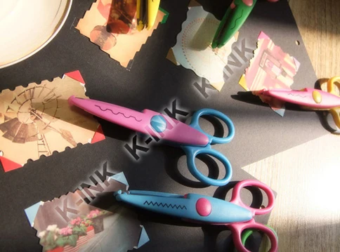 18 шт./лот, красочные кружевные ножницы для скрапбукинга, ножницы для резки бумаги для скрапбукинга, инструменты для украшения своими руками