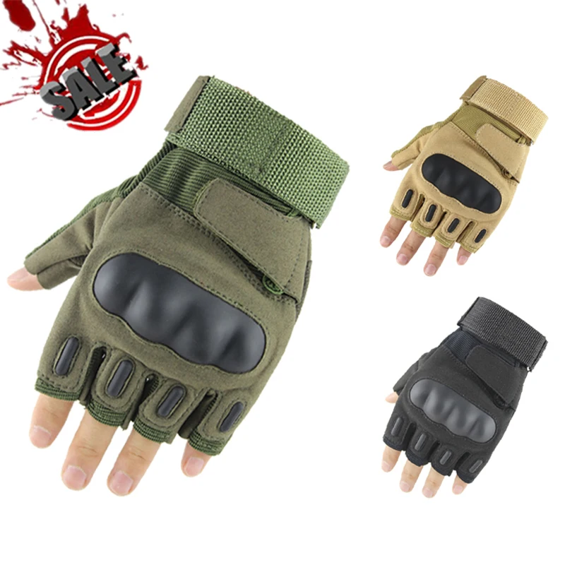 Gants Tactiques Militaires Avec Protection Knuckles, Armée SAS, Paintball, Training - Neuf