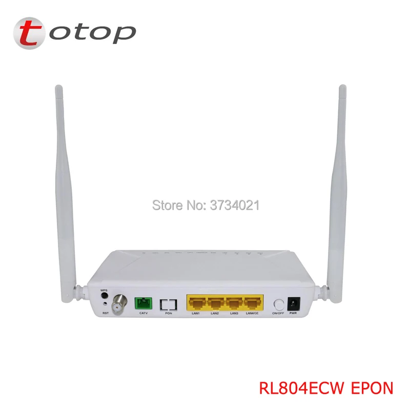 

Customized RL804ECW EPON ONU 1GE+3FE+1CATV +WIFI Single fiber same as huawei epon onu
