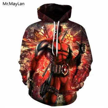

3D Hoodies Men/Women Spiderman With Hat 3D Print Cool Hip hop Fashion Hoodies Sweatshirts Autumn Winter Unisex Hooded Hoody Tops