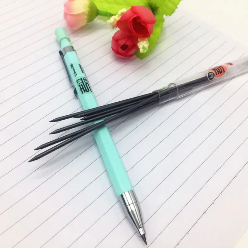 1 Набор креативных конфетных цветов 2,0 мм механический карандаш для письма дети подарок, школьные принадлежности