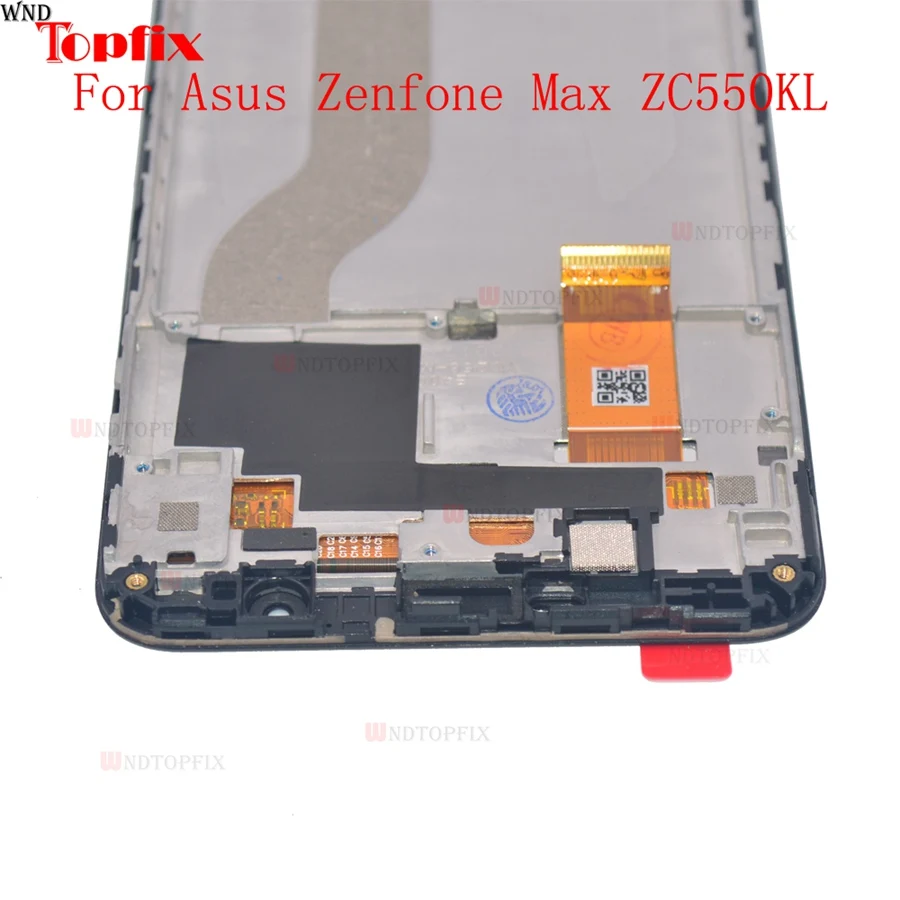100% Tested Original 5.5Inch LCD Display For Asus Zenfone Max ZC550KL Z010DA LCD Touch Screen Digitizer Assembly With Frame     (2)